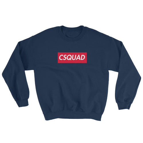 CSQUAD Red Box Logo Sweatshirt